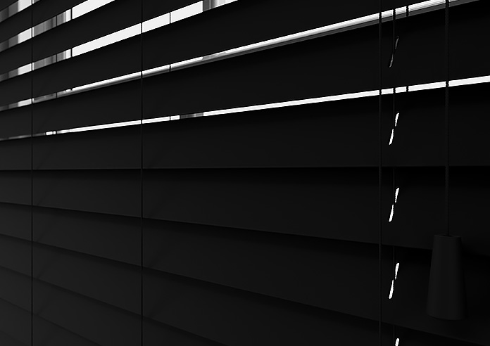 Ecowood, True Black Satin - Venetian Blind - Image 4